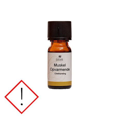 Muskel opvarmende olieblanding fra Fischer Pure Nature