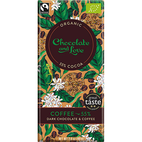 Chokolade Coffee 55% Ø fra Chocolate and Love