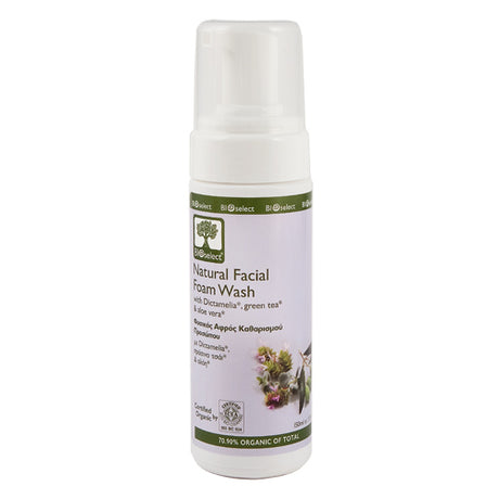 Natural Facial Foam Wash fra BIOselect