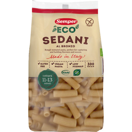 Pasta sedani fuldkorn Ø fra Semper