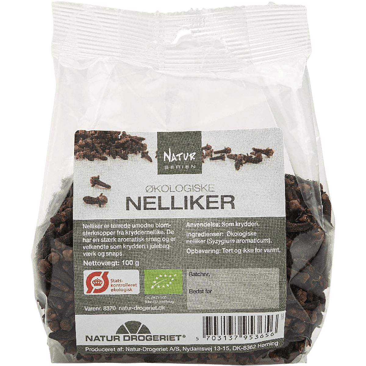 Natur-Drogeriet Nelliker Økologisk | 100 g fra Natur-Drogeriet