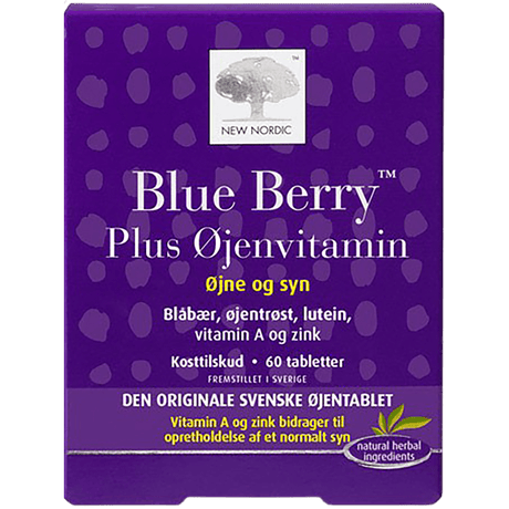 New Nordic Blue Berry Plus Øjenvitamin | 60 tabletter