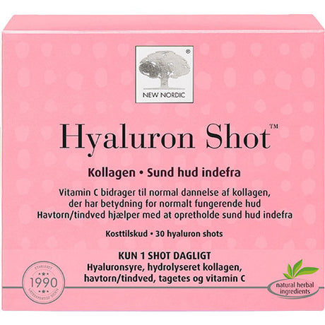 Skin Care Hyaluron Shot 30 x 15 ml fra New Nordic
