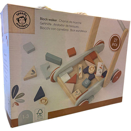 Speed Monkey Block Walker, 1 -3 år fra Speedy Monkey