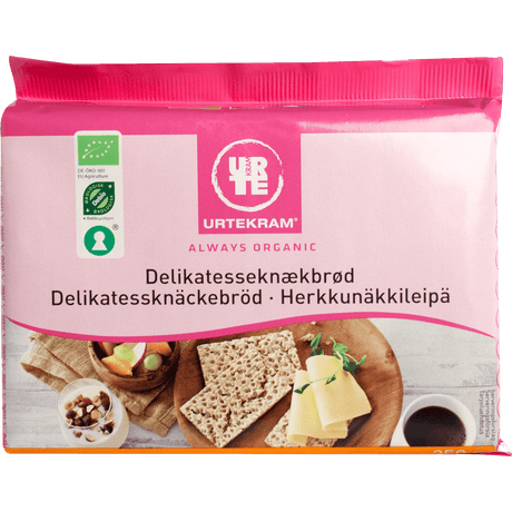 Urtekram Delikatesse Knækbrød Økologisk | 250 g