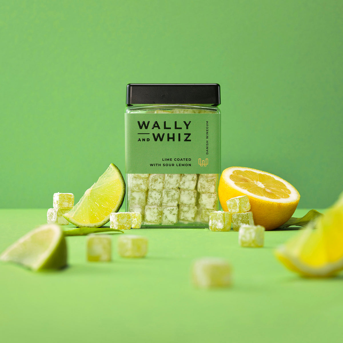 Vingummi - Lime med sur citron