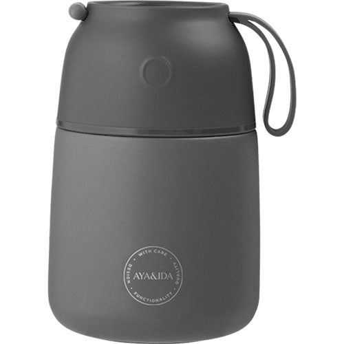 AYA&IDA Food'ie 500ml | Dark Grey fra AYA&IDA