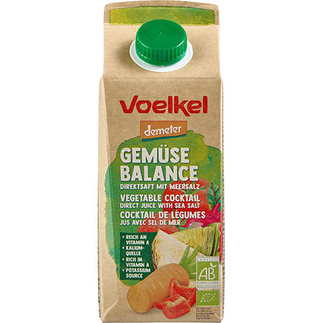 Grøntsagssaft med tomatsaft og havsalt, Demeter Ø fra Voelkel