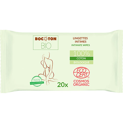 Vådservietter t. intimpleje øko fra Bocoton Bio