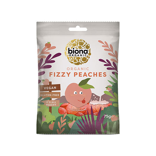 Vingummi Syrlige ferskner Ø fra Biona Organic