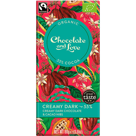 Chokolade Creamy Dark 55% Økologisk 