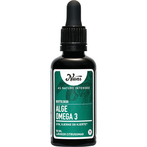 Nani Alge Omega 3 Dråber Med Citrussmag | 50 ml fra Nani