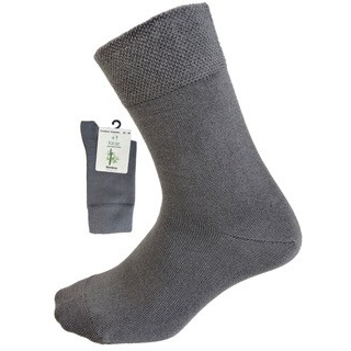 Bamboo - Diabetic & Comfort sock, Grå, str. 43-46