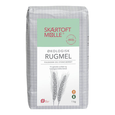 Skærtoft mølle Rugmel Fuldkorn Økologisk | 1 kg