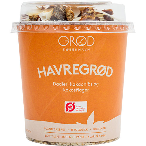 GRØD Havregrød m dadler, kakaonibs & kokosflager Ø fra GRØD