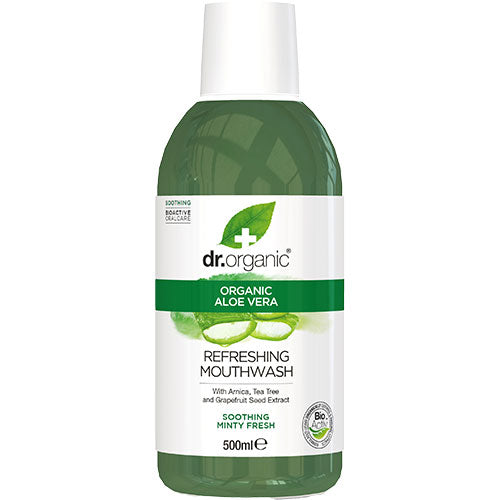 Mundskyl Aloe Vera fra Dr. Organic