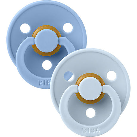 BIBS Colour size 2, 2 Pack Sky Blue/Baby Blue fra BIBS