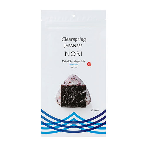Nori plader rå (10 plader) fra Clearspring