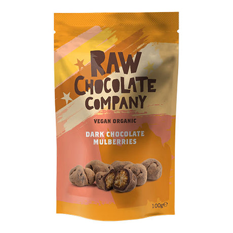 Morbær m. rå chokolade Ø fra The Raw Chocolate Company