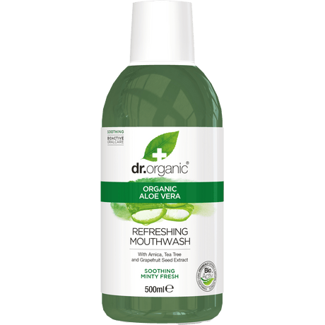 Dr. Organic Mundskyl Aloe Vera | 500 ml fra Dr. Organic