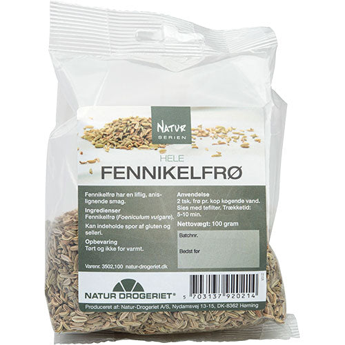 Fennikelfrø hele fra Natur-Drogeriet