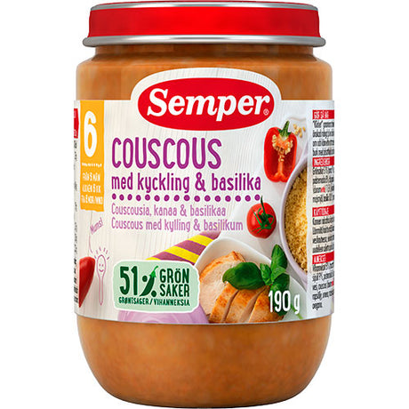 Couscous med kylling fra 6 mdr. fra Semper