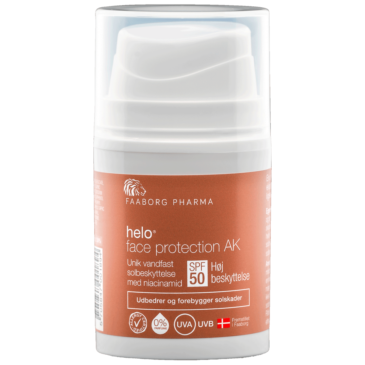 Faaborg Pharma Helo Face Protection AK SPF 50 | 50 ml fra Faaborg Pharma