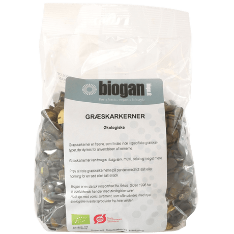 Biogan Økologiske Græskarkerner | 500 g