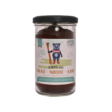 Smørepålæg Bjørneguf kakao, kanel & nødder Ø fra Rømer