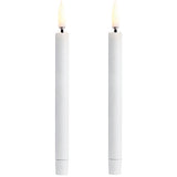 LED mini Kronelys, White, 2-pack, 1,3x13,8 cm fra Uyuni lighting