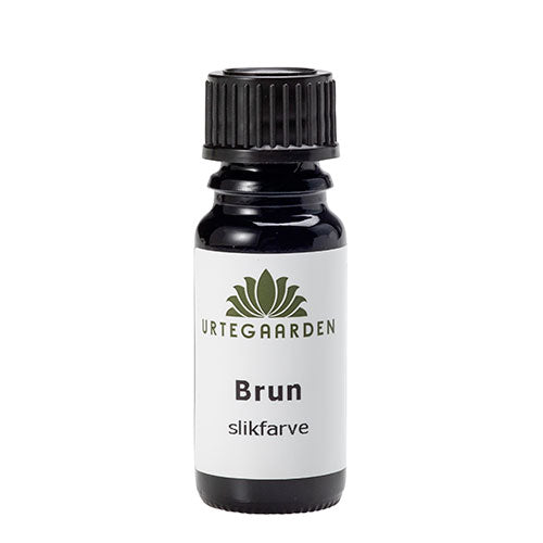 Brun slikfarve fra Urtegaarden