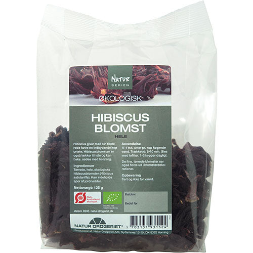 Natur-Drogeriet Hibiscus Hel Økologisk | 125 g fra Natur-Drogeriet