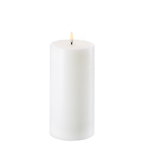 LED Bloklys, Nordic white, Smooth, 10,1x20 cm fra Uyuni lighting