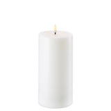 LED Bloklys, Nordic white, Smooth, 10,1x20 cm fra Uyuni lighting