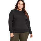 Women´s Weekend Crew Pullover Black str. XS fra Boody