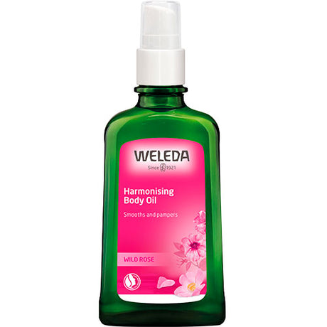 Body Oil Harmonising Wild Rose fra Weleda