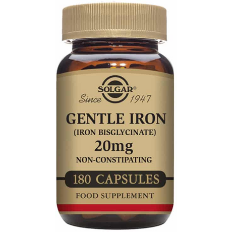 Solgar Gentle Iron 20 mg | 180 kapsler fra Solgar