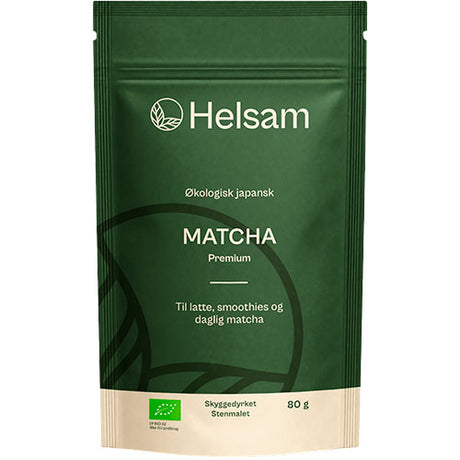 Helsam Japansk Matcha Premium Grade Økologisk | 80 g fra Helsam