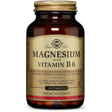 Magnesium med vitamin B6 fra Solgar