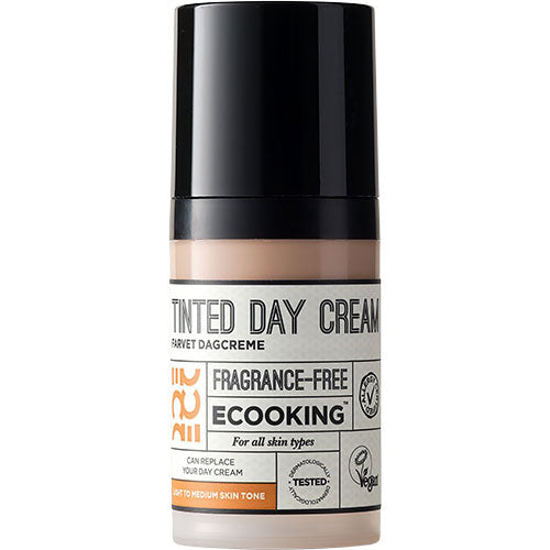 Farvet Dagcreme Parfumefri lys/medium fra Ecooking