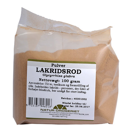 Lakridsrodspulver fra Natur-Drogeriet