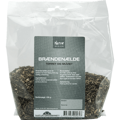 Brændenælde - tørret og skåret.