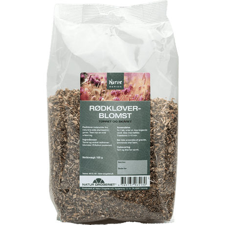 Natur-Drogeriet Rødkløverblomst Skåret | 100 g fra Natur-Drogeriet