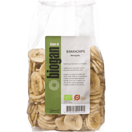 Biogan Økologiske Bananchips | 400 g