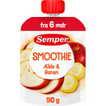 Semper Frugtsmoothie Med Æble Og Banan Fra 6 Mdr. | 90 g