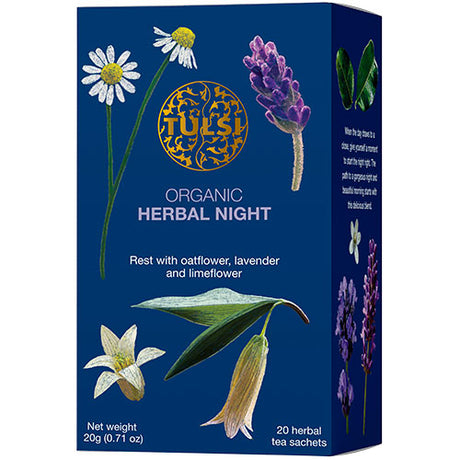 Herbal Night te Ø 20 br. fra Tulsi