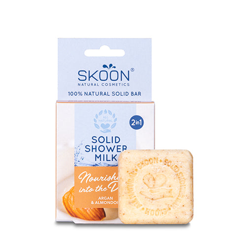 Solid Shower Bar Nourishing into the Deep fra Skoon