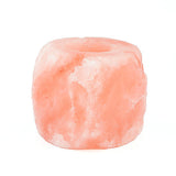 Himalaya salt fyrfadslysestage pink 500-900g fra Helsam.dk
