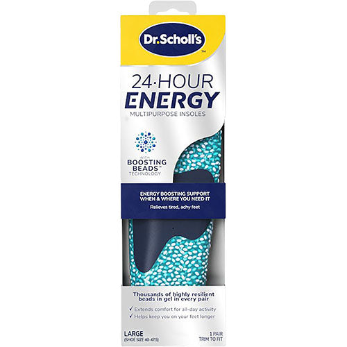 Scholl 24hr Energy Insoles (L) fra Scholl