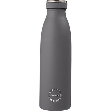 Drinking Bottle 500ml Dark Grey fra AYA&IDA